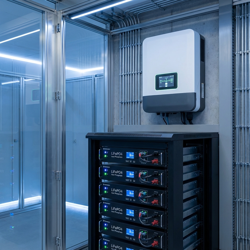 Onduleur Hybride et Batteries Lithium LiFePO4